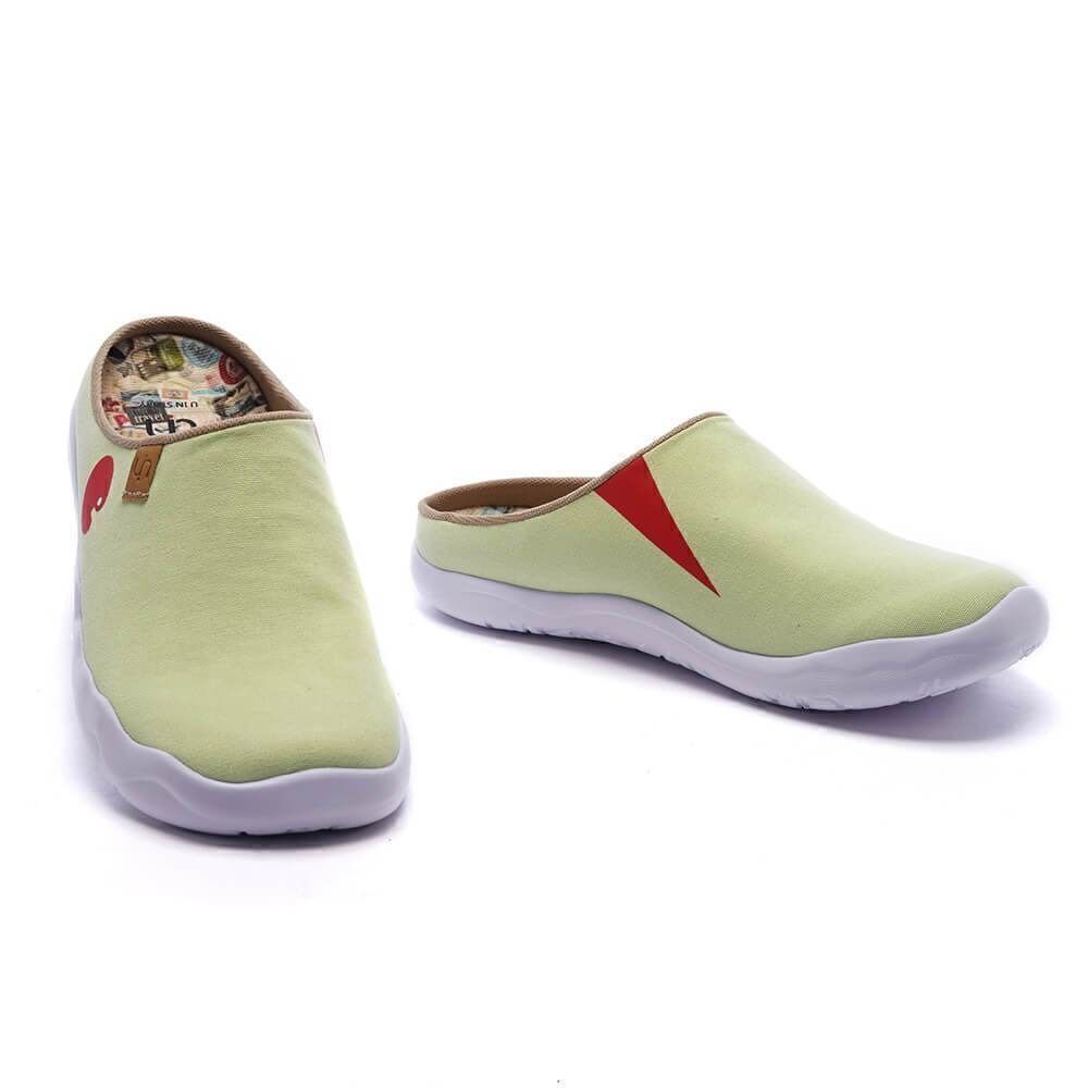 UIN Women's Mules Comfort Shoes Casual (Marbella Light Green Slipper)New No Box - Picture 6 of 10